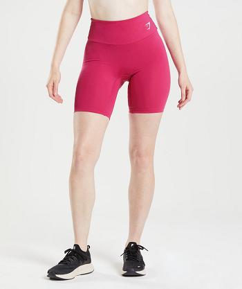 Gymshark Training Cycling Ženske Kratke Hlače Roze | HR 3941WNB